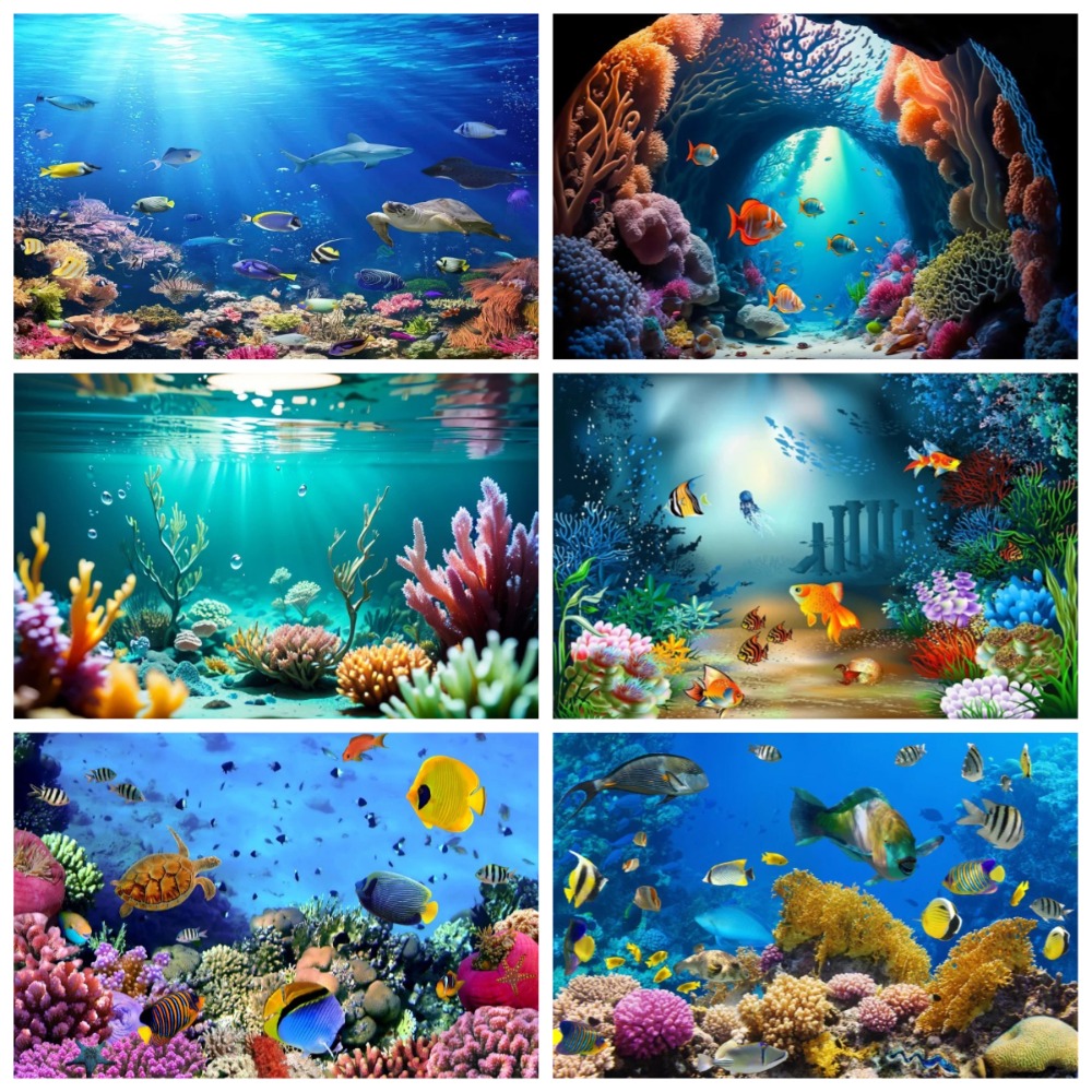 Aquarium Fish Of The World - Sualtı Dünyası Balık Mercan Akvaryumu Temalı