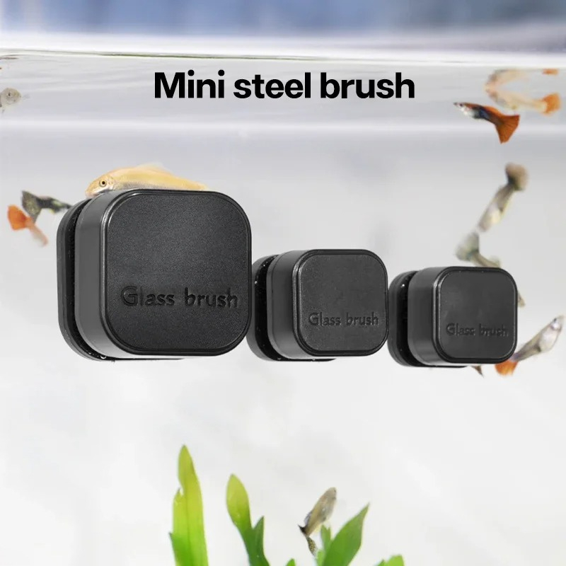 Cleaner Fish Aquarium - Mini Kare Manyetik Fırça Akvaryum Cam