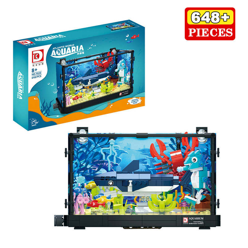 Aquarium Fish Of The World - 648 adet köpekbalığı ekosistemi tankı yapı