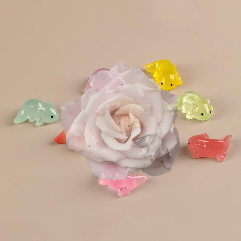 Aquarium Fish Popular - Popüler Kawaii Mini Işıklı Salamander Figürleri