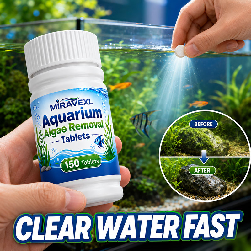 Cleaner Fish Aquarium - MIRAVEXL 150 Akvaryum Yosun Giderici Tabletler,