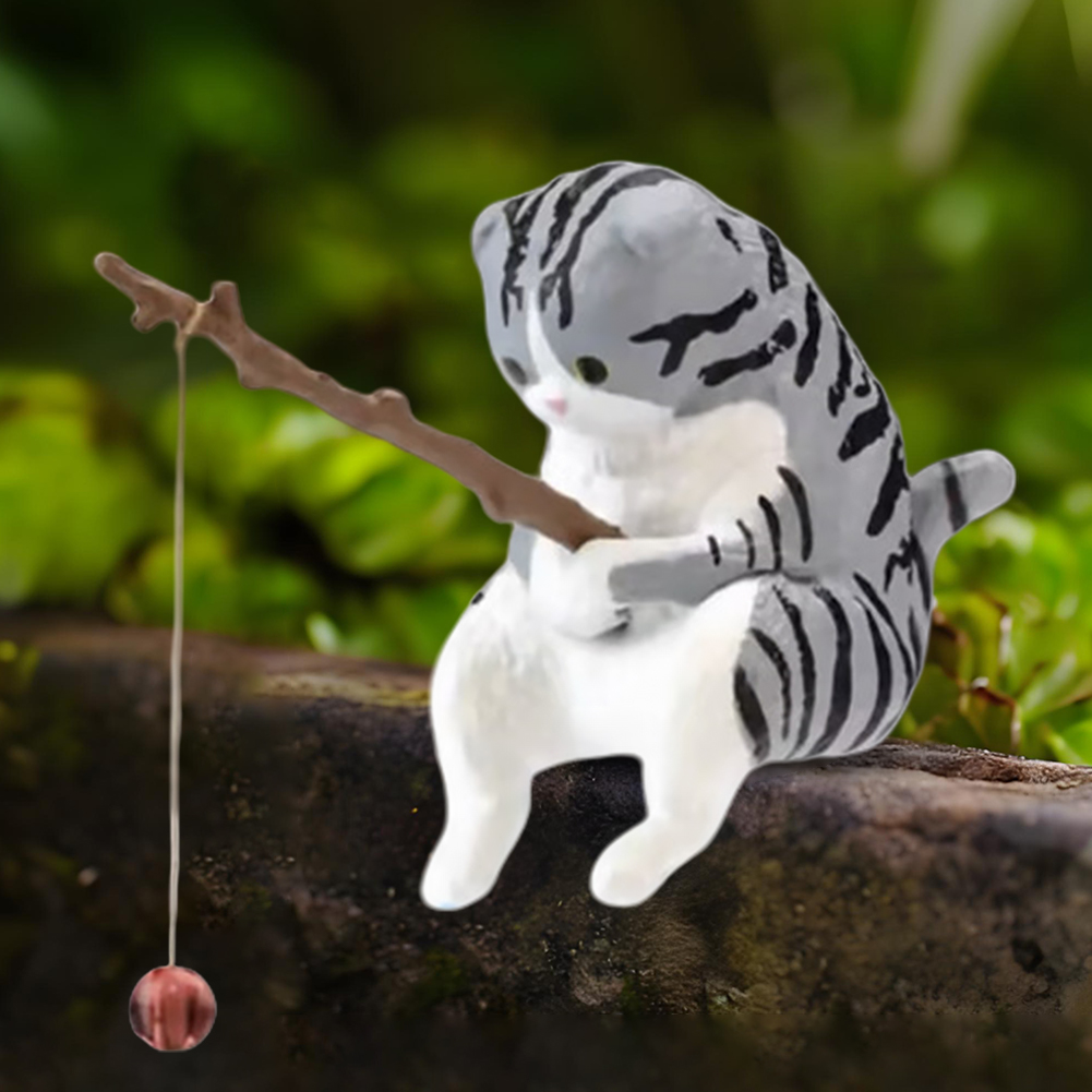 Balık Peyzajı Çizgi Film Kedi  - Fish In Aquarium Picture incelemesi ve fiyatı