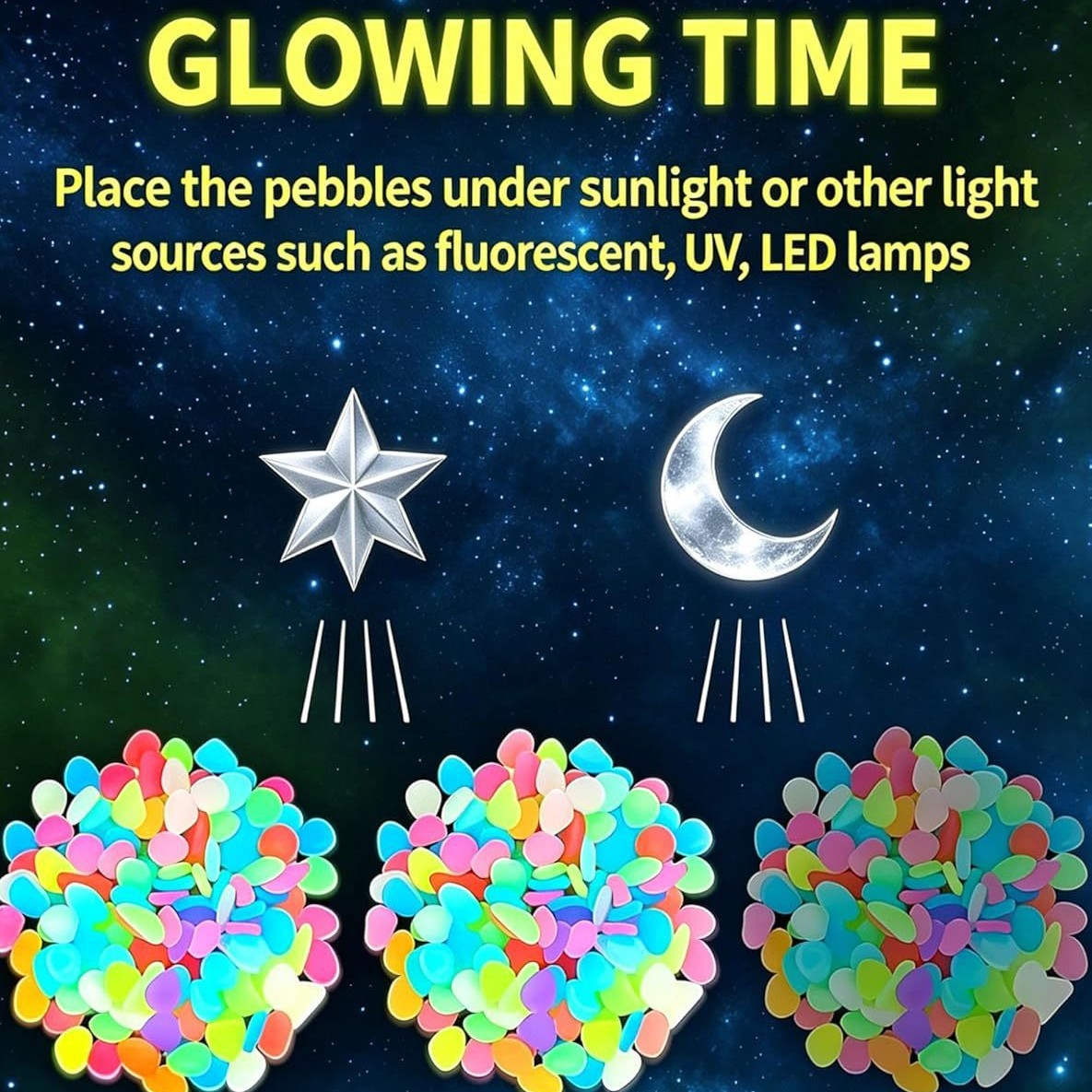 Karanlıkta Parlayan Renkli Taş - Aquarium Led Light incelemesi ve fiyatı
