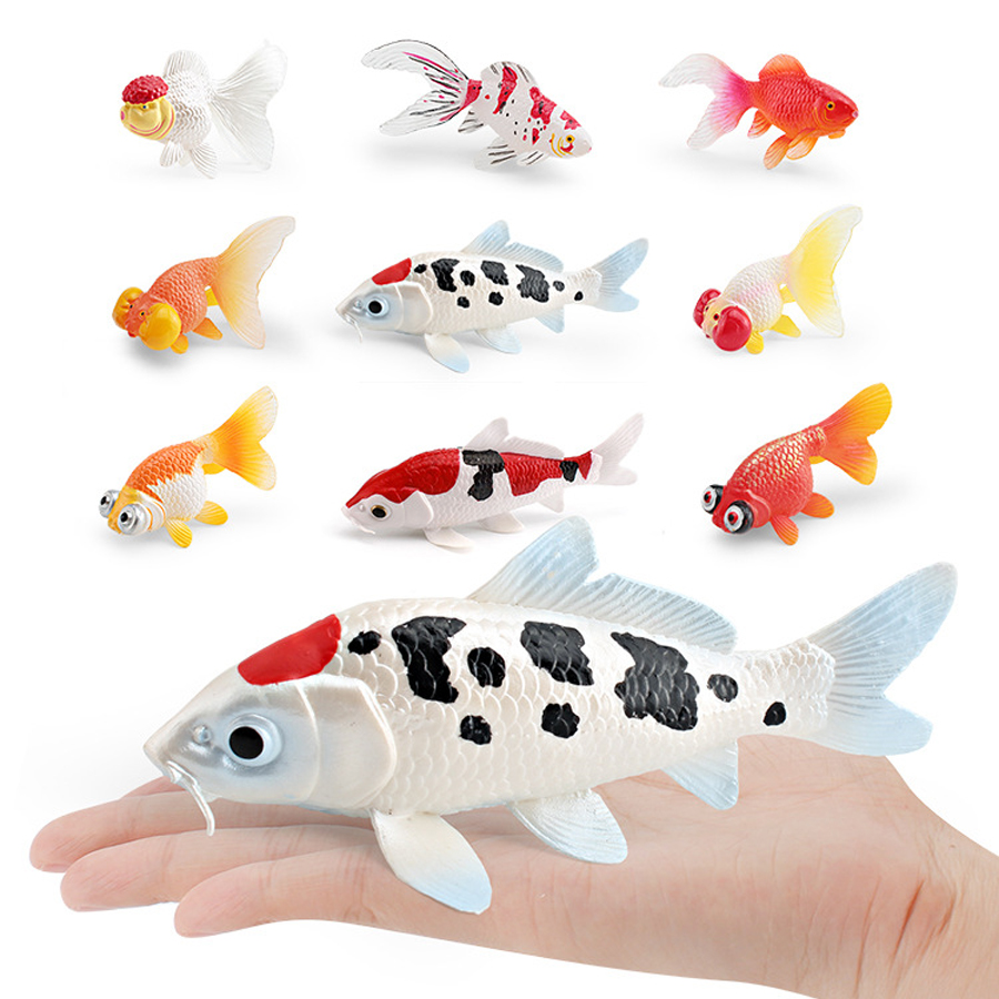 Renkli Gerçekçi Plastik Japon  - Fish In Aquarium Picture incelemesi ve fiyatı