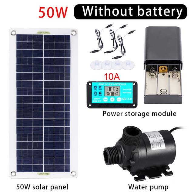 50W Güneş Enerjili Su Pompası  - Aquarium Fish Pond incelemesi ve fiyatı