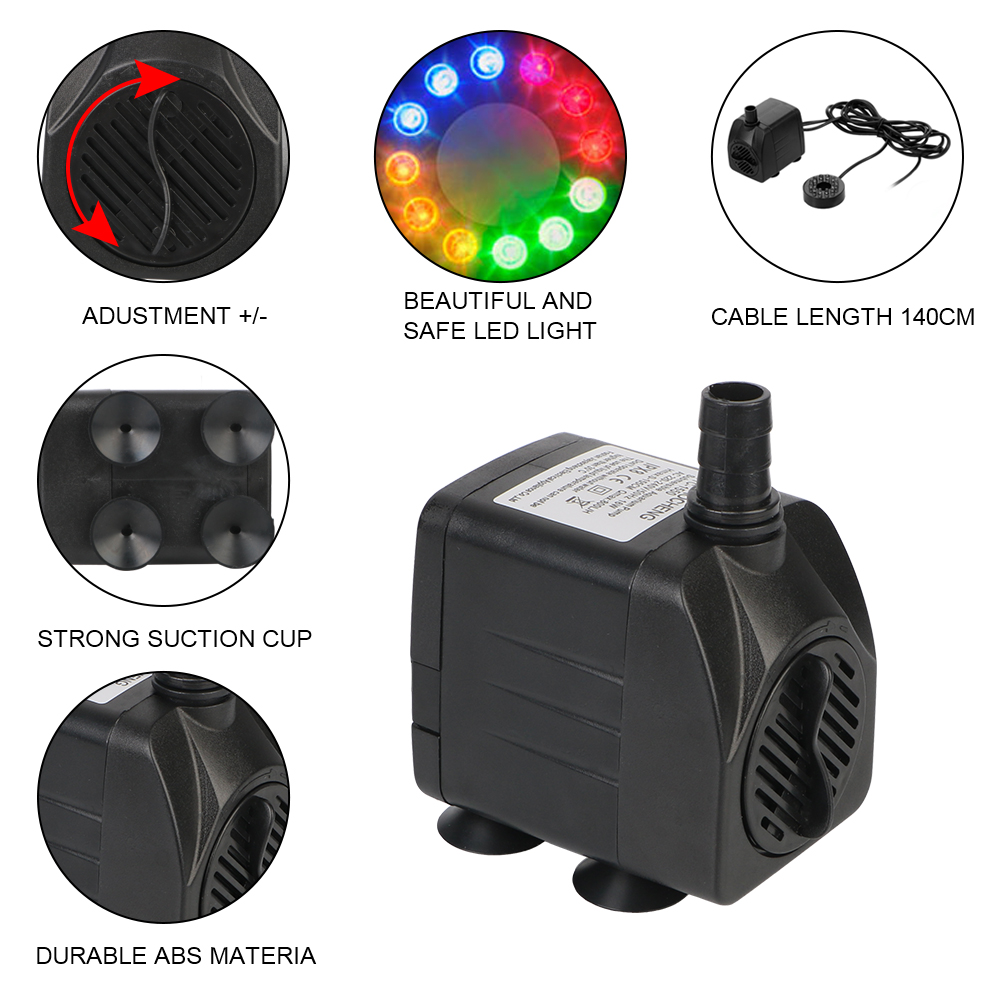 Dalgıç Çeşme Ultra sessiz Su P - Aquarium Led Light incelemesi ve fiyatı