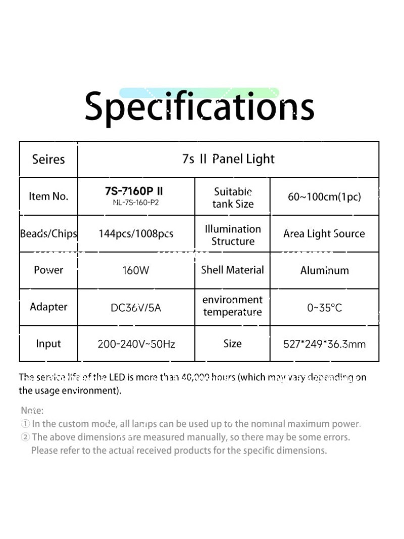 Akvaryum LED Işığı 160W RGB Ta - Aquarium Led Light incelemesi ve fiyatı